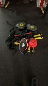 Various gym and boxing accessories