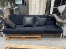 Black 3 Seater Sofa
