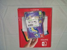 NINTENDO SWITCH OLED NEON BLUE & RED POK