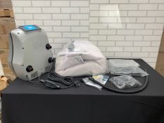 4 PERSON DARK GREY SQUARE SPA