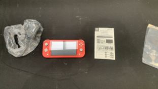 NINTENDO SWITCH LITE CONSOLE - CORAL