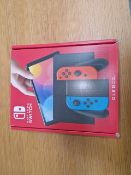 NINTENDO SWITCH OLED NEON BLUE RED SWIT