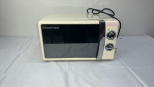 RUSSELL HOBBS 17L CREAM MANUAL MICROWAVE