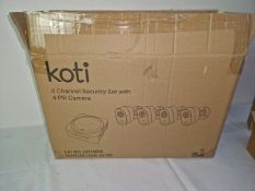 KOTI 4CHANNEL SECURITY SET WITH 4 PIR CA