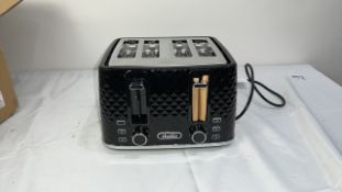 STUDIO BLACK DIAMOND 4 SLICE TOASTER