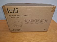 KOTI 4CHANNEL SECURITY SET WITH 4 PIR CA