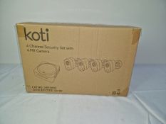 KOTI 4CHANNEL SECURITY SET WITH 4 PIR CA