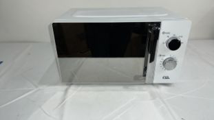 EGL VOGUE MIRRORED MICROWAVE-WHITE & CHR
