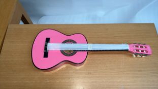 MUSIC ALLEY PINK CHILDRENS GUITAR
