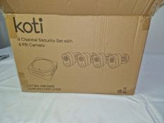 KOTI 4CHANNEL SECURITY SET WITH 4 PIR CA
