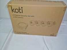 KOTI 4CHANNEL SECURITY SET WITH 4 PIR CA