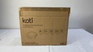 KOTI 4CHANNEL SECURITY SET WITH 4 PIR CA