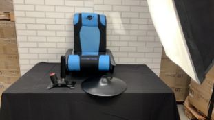 COSMOS2.1TITANPEDESTAL GAMING CHAIR BLUE