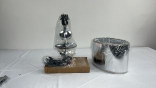 METAL PEBBLES TABLE LAMP