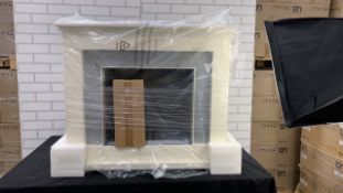 STUDIO SPARKLE ELECTRIC FIRE SUITE-CREAM