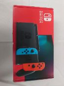 NINTENDO SWITCH CONSOLE RED/BLUE