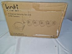 KOTI 4CHANNEL SECURITY SET WITH 4 PIR CA