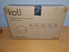 KOTI 4CHANNEL SECURITY SET WITH 4 PIR CA