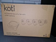 KOTI 4CHANNEL SECURITY SET WITH 4 PIR CA