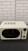 EGL RETRO 20 LITRE MICROWAVE - CREAM