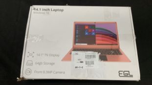 EGL 14.1 INCH WINDOWS 10 LAPTOP ROSE GLD
