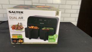 SALTER DUAL PRO AIR FRYER