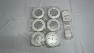 6PC LED LIGHTS & REMOTE CONTROL