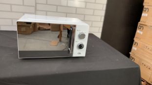 EGL VOGUE MIRRORED MICROWAVE-WHITE & CHR