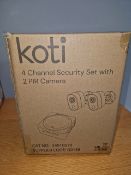 KOTI 4CHANNEL SECURITY SET WITH 2 PIR CA