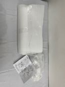 ICE WHITE ACRYLIC REINDEER & SLEIGH