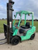 Mitsubishi 2 Tonne Diesel Forklift With Fork Posit