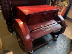 Vintage Coca Cola Fabricated Metal Trailer