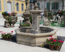 Cast Stone Provincial Style Fountain
