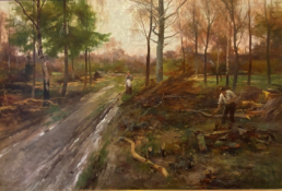 Alfred Augustus Glendening Jnr (1840–1921) signed oil painting 