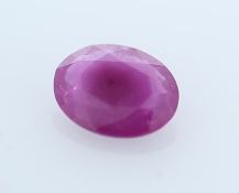 Loose Oval Burmese Ruby 1.13 Carats