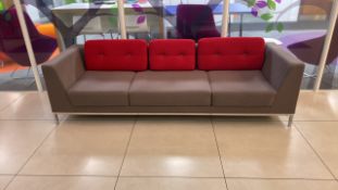 Allemiur 3 Seater Fabric Sofa
