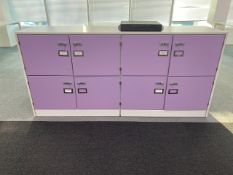 Purple Locker Unit