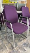 Kinnarps Purple Chair X4