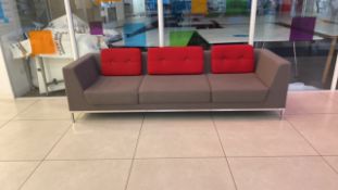 Allemiur 3 Seater Fabric Sofa