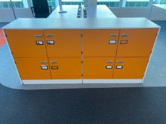 Orange Locker Unit