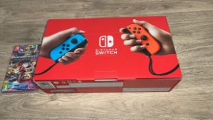 NINTENDO SWITCH OLED NEON BLUE RED SWIT