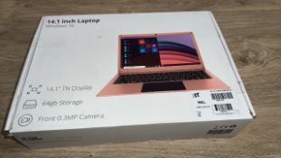 EGL 14.1 INCH WINDOWS 10 LAPTOP ROSE GLD
