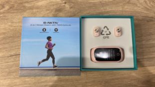 B-AKTIV 2 IN 1 SMART WATCH WITH EARBUDS
