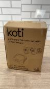 KOTI 4CHANNEL SECURITY SET WITH 2 PIR CA