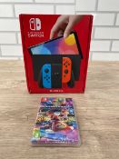 NINTENDO SWITCH OLED NEON BLUE RED SWIT