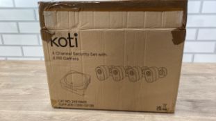 KOTI 4CHANNEL SECURITY SET WITH 4 PIR CA