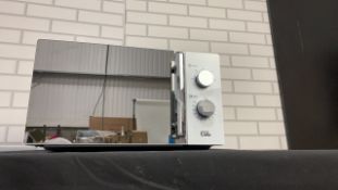 EGL VOGUE MIRRORED MICROWAVE-WHITE & CHR