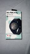 B-AKTIV STYLE SMART WATCH AND FINESS TRK