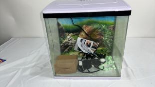 FISH TANK WITH LED LIGHT
