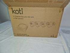 KOTI 4CHANNEL SECURITY SET WITH 4 PIR CA
